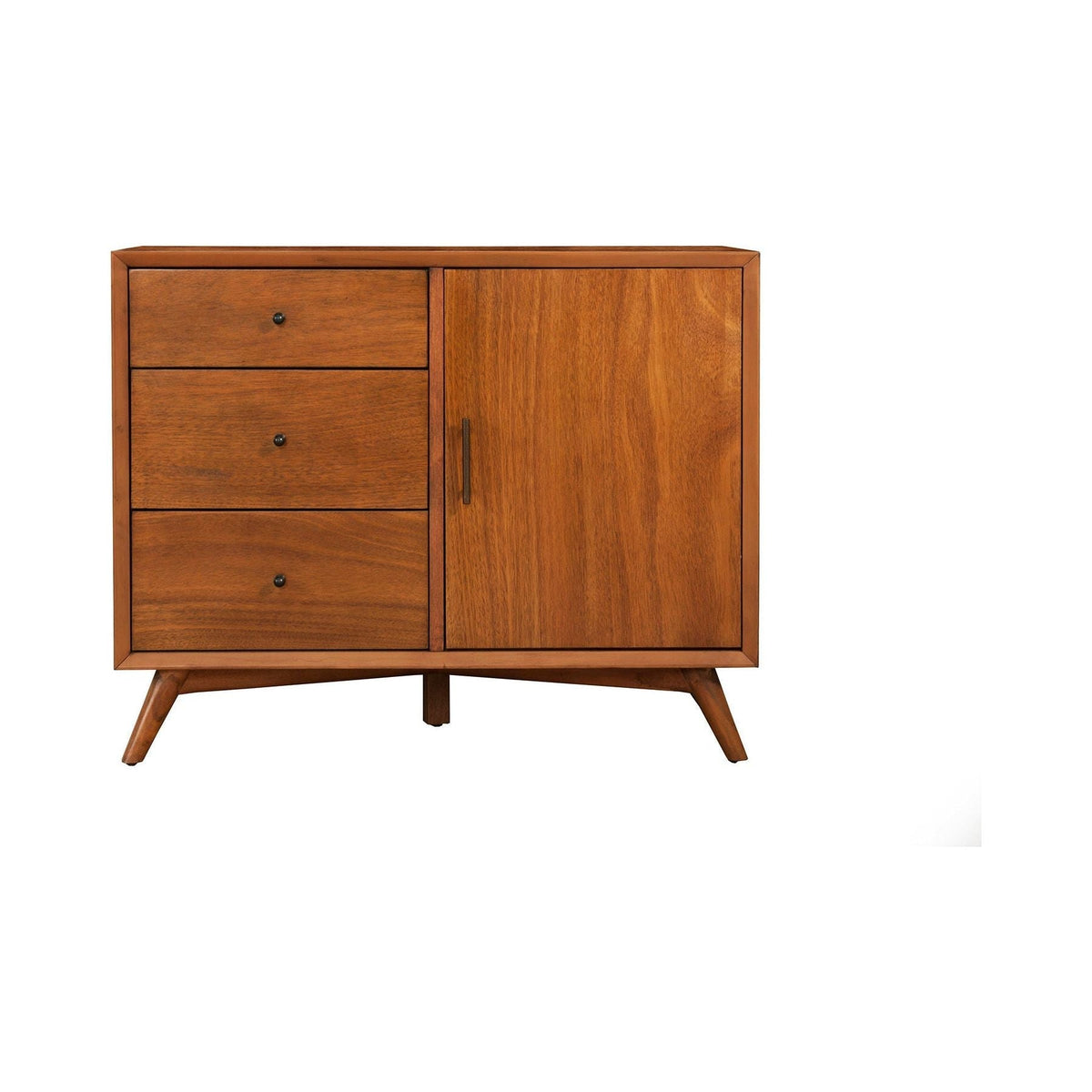 Flynn Solid Mahogany Tall Accent Cabinet, Chestnut – view 4