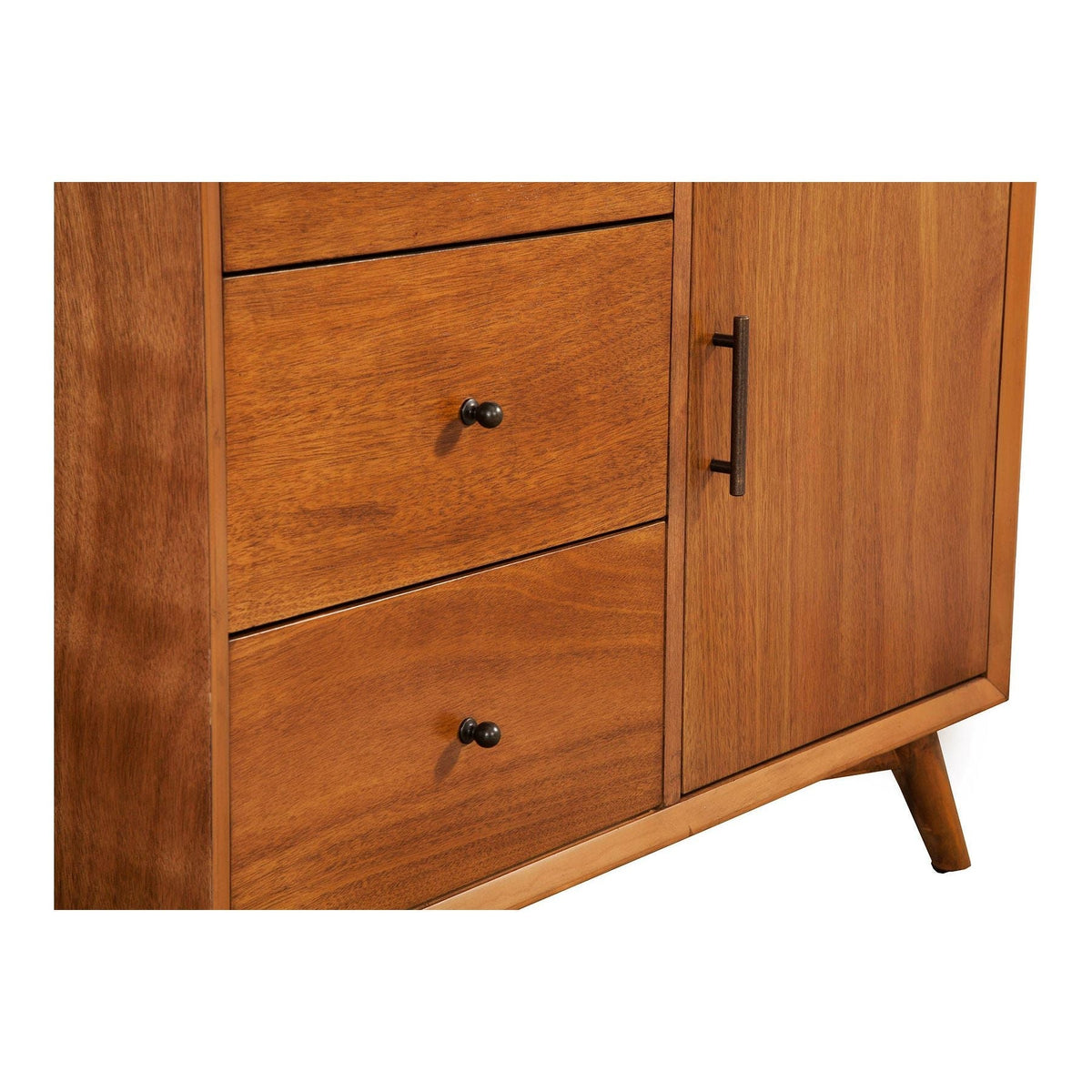 Flynn Solid Mahogany Tall Accent Cabinet, Chestnut – view 7