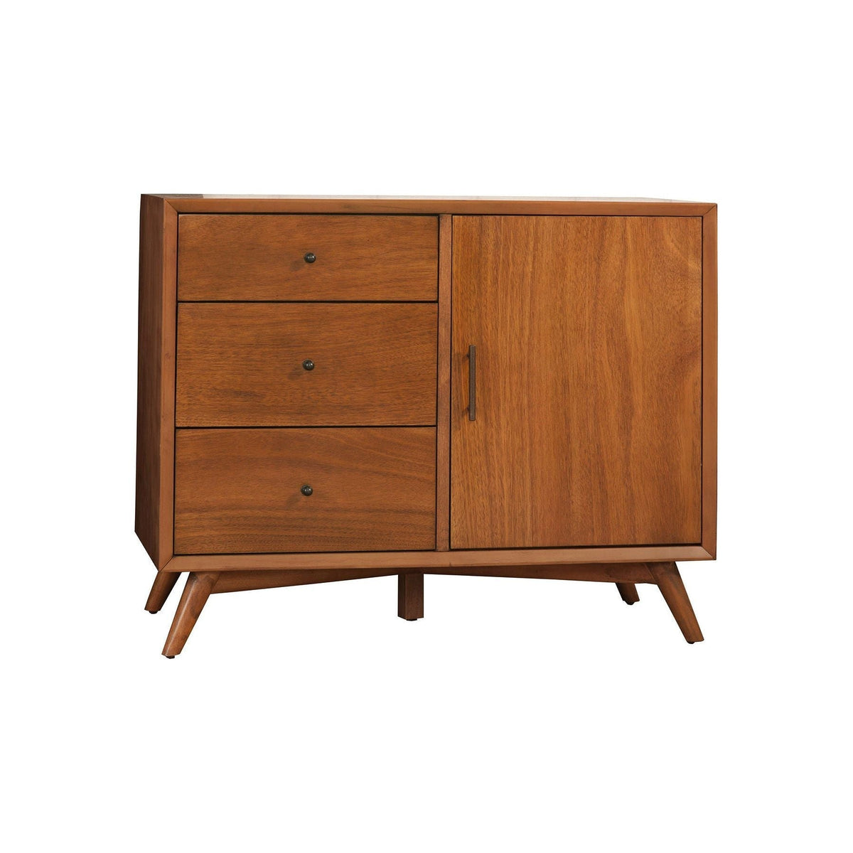 Flynn Solid Mahogany Tall Accent Cabinet, Chestnut – view 5