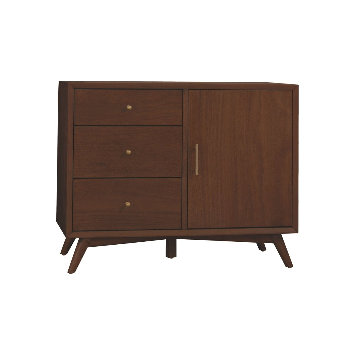 Flynn Tall Accent Cabinet with Adjustable Shelves, Walnut – view 6