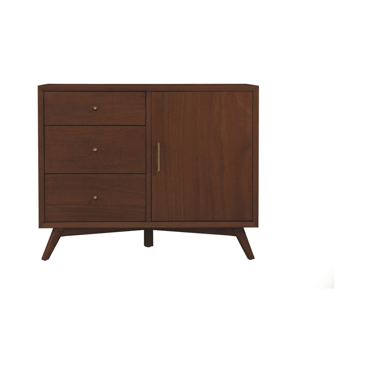 Flynn Tall Accent Cabinet with Adjustable Shelves, Walnut – view 7
