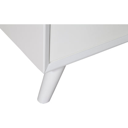 Flynn Tall Accent Cabinet with Adjustable Shelves, White – view 7