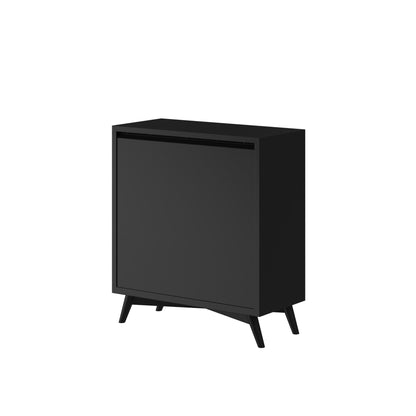 Flynn 4-Drawer Chest with Pull-Out Tray, Black – view 6