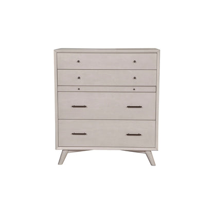 Flynn 4-Drawer Chest with Pull-Out Tray, Gray – view 4