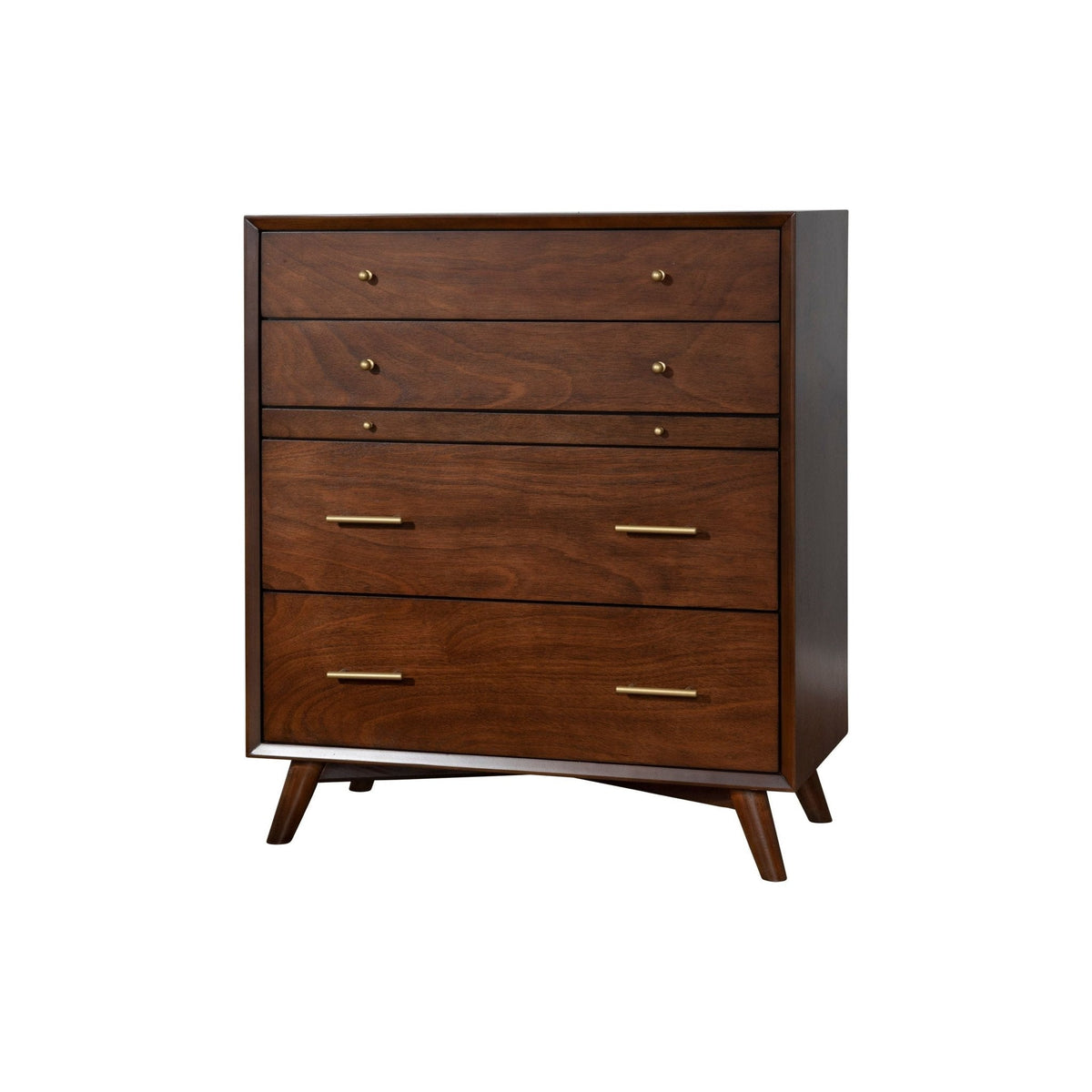 Flynn 4-Drawer Chest with Pull-Out Tray, Walnut – view 5