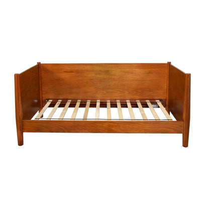 Flynn Twin Daybed in Chestnut Solid Mahogany with Slat Back – view 6