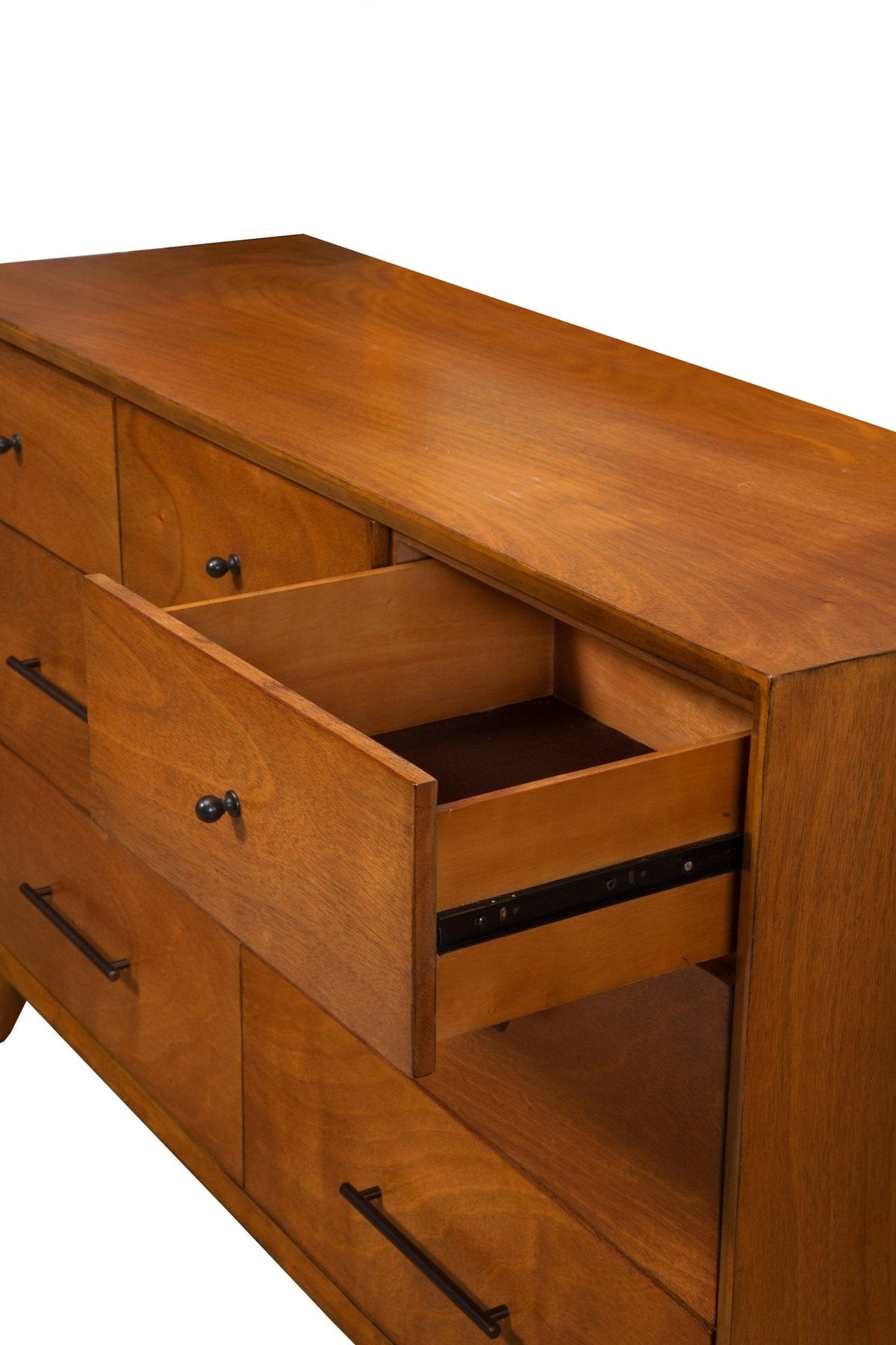 Flynn 7-Drawer Dresser with Felt-Lined Top Drawers, Chestnut – view 6