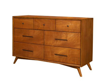 Flynn 7-Drawer Dresser with Felt-Lined Top Drawers, Chestnut – view 4
