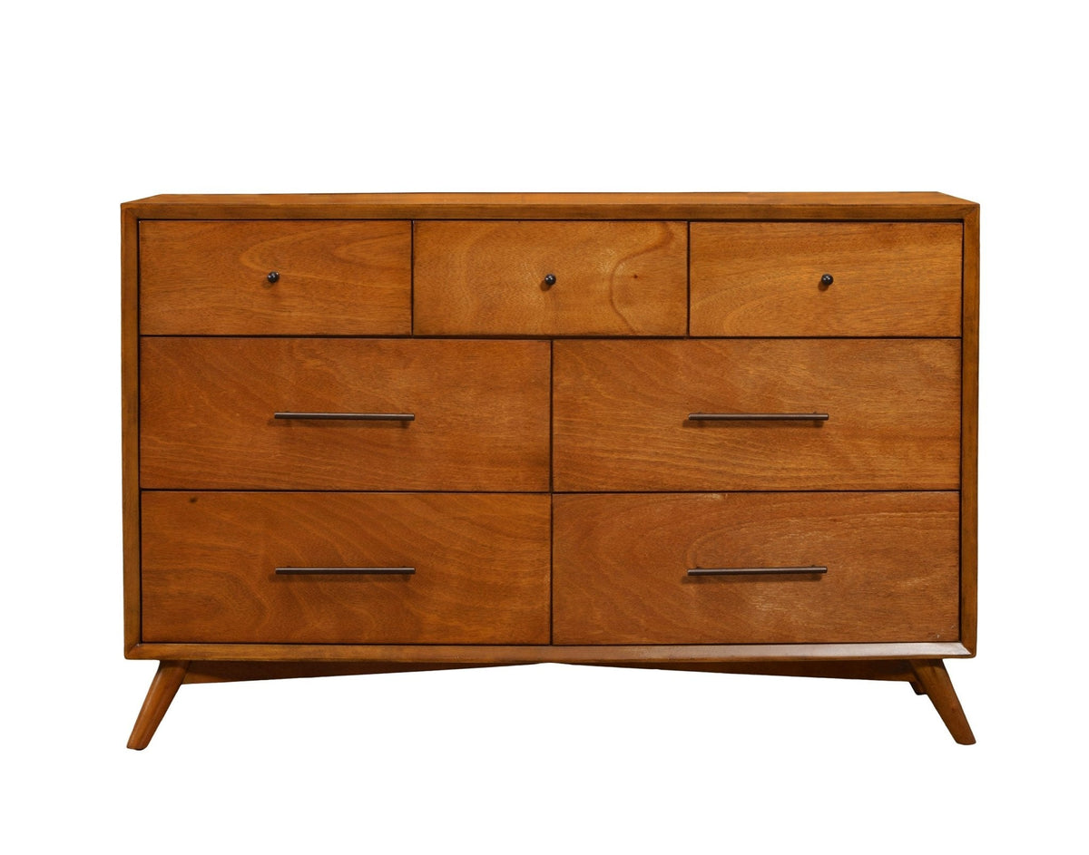 Flynn 7-Drawer Dresser with Felt-Lined Top Drawers, Chestnut – view 5