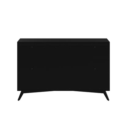 Flynn 7-Drawer Dresser with Felt-Lined Top Drawers, Black – view 7