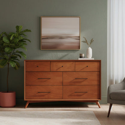 Solid Mahogany Flynn Dresser in Chestnut