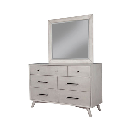 Flynn 7-Drawer Dresser with Felt-Lined Top Drawers, Gray – view 8