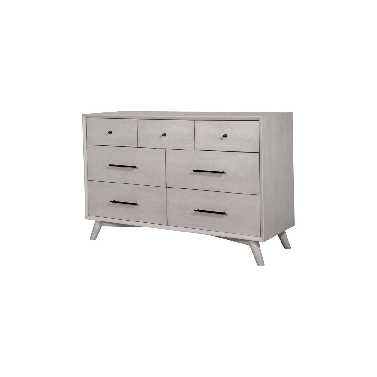 Flynn 7-Drawer Dresser with Felt-Lined Top Drawers, Gray – view 4