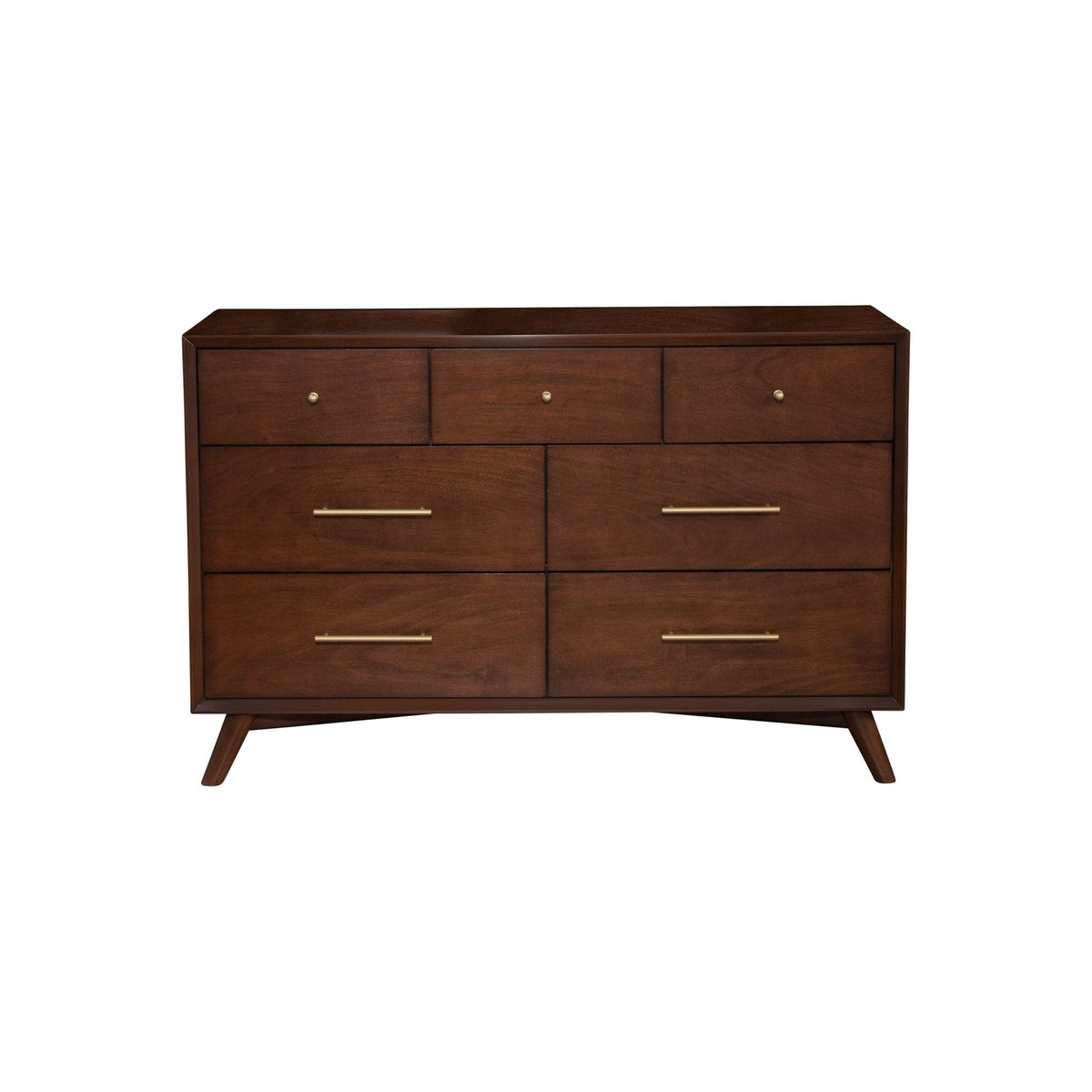 Flynn 7-Drawer Dresser with Felt-Lined Top Drawers, Walnut – view 4