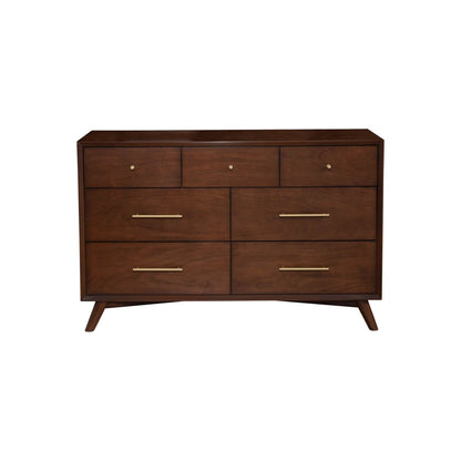 Flynn 7-Drawer Dresser with Felt-Lined Top Drawers, Walnut – view 4