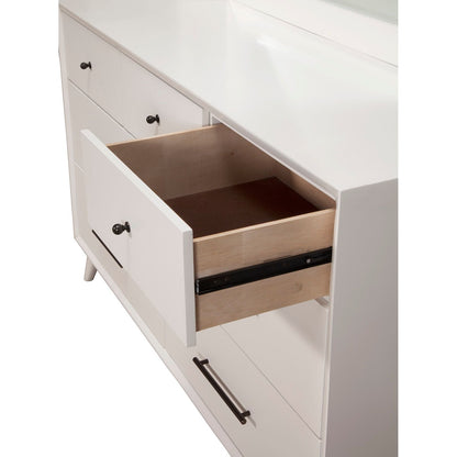 Flynn 7-Drawer Dresser with Felt-Lined Top Drawers, White – view 5