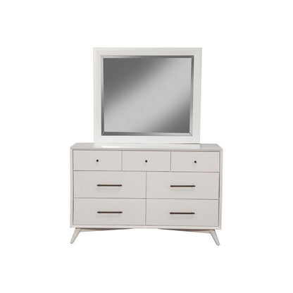 Flynn 7-Drawer Dresser with Felt-Lined Top Drawers, White – view 7