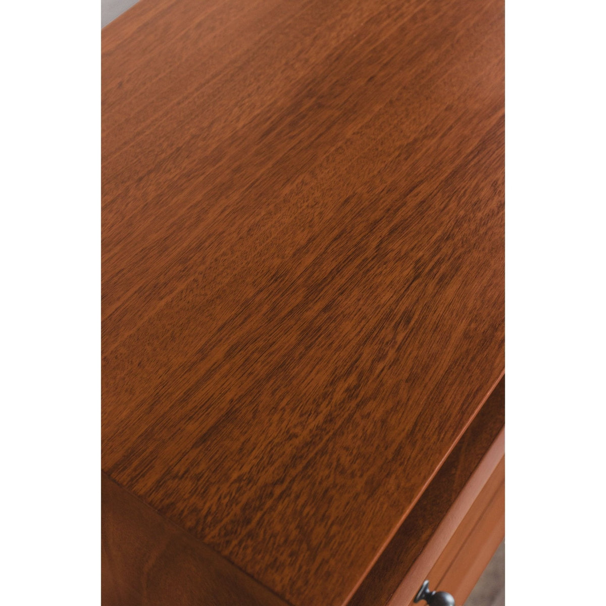 Flynn Large 3-Drawer Nightstand in Chestnut Mahogany – view 8