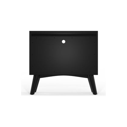 Flynn Large 3-Drawer Nightstand in Matte Black – view 5