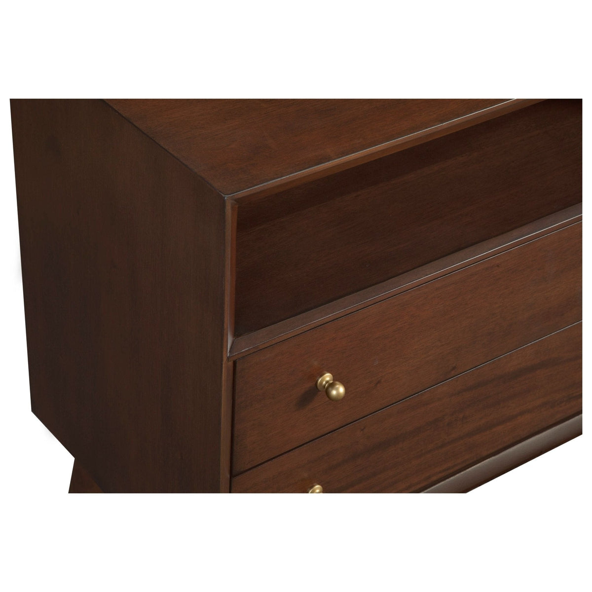Flynn Large 3-Drawer Nightstand in Espresso Walnut – view 7