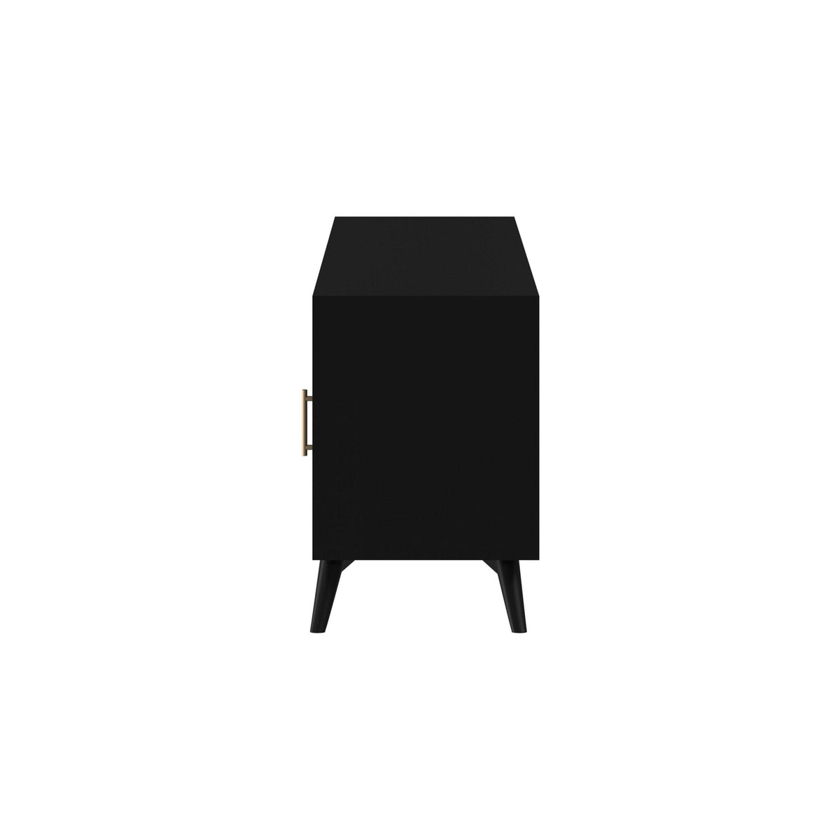 Flynn Large TV Console for TVs up to 75 Inches, Black – view 5