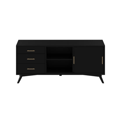 Flynn Large TV Console for TVs up to 75 Inches, Black – view 2