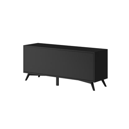 Flynn Large TV Console for TVs up to 75 Inches, Black – view 7