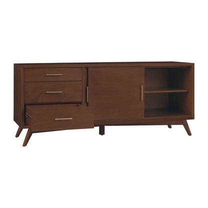 Flynn Large TV Console for TVs up to 75 Inches, Walnut – view 6