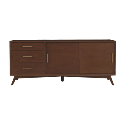 Flynn Large TV Console for TVs up to 75 Inches, Walnut – view 5