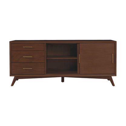 Flynn Large TV Console for TVs up to 75 Inches, Walnut – view 10