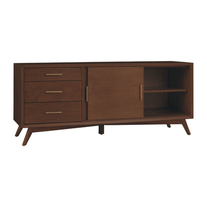Flynn Large TV Console for TVs up to 75 Inches, Walnut – view 7