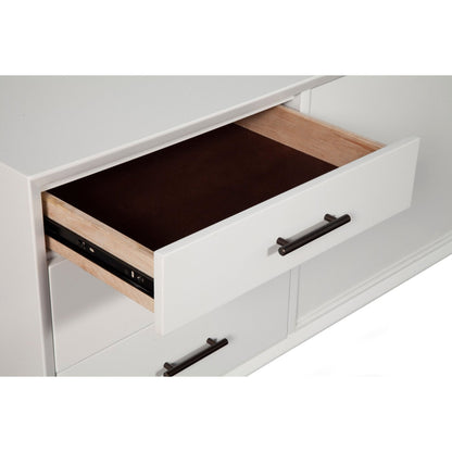 Flynn Large TV Console for TVs up to 75 Inches, White – view 9