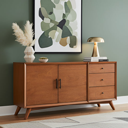 Solid Mahogany Flynn Sideboard, Chestnut