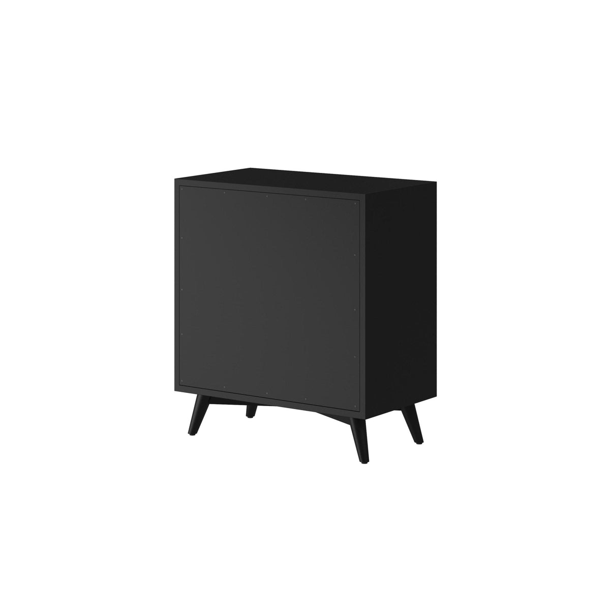 Flynn Compact 5-Drawer Small Chest with Dovetail Drawers, Black – view 7