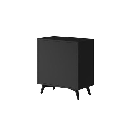 Flynn Compact 5-Drawer Small Chest with Dovetail Drawers, Black – view 7