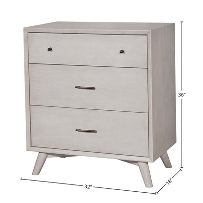 Flynn Small 5-Drawer Chest in Gray Finish for Bedrooms – view 6
