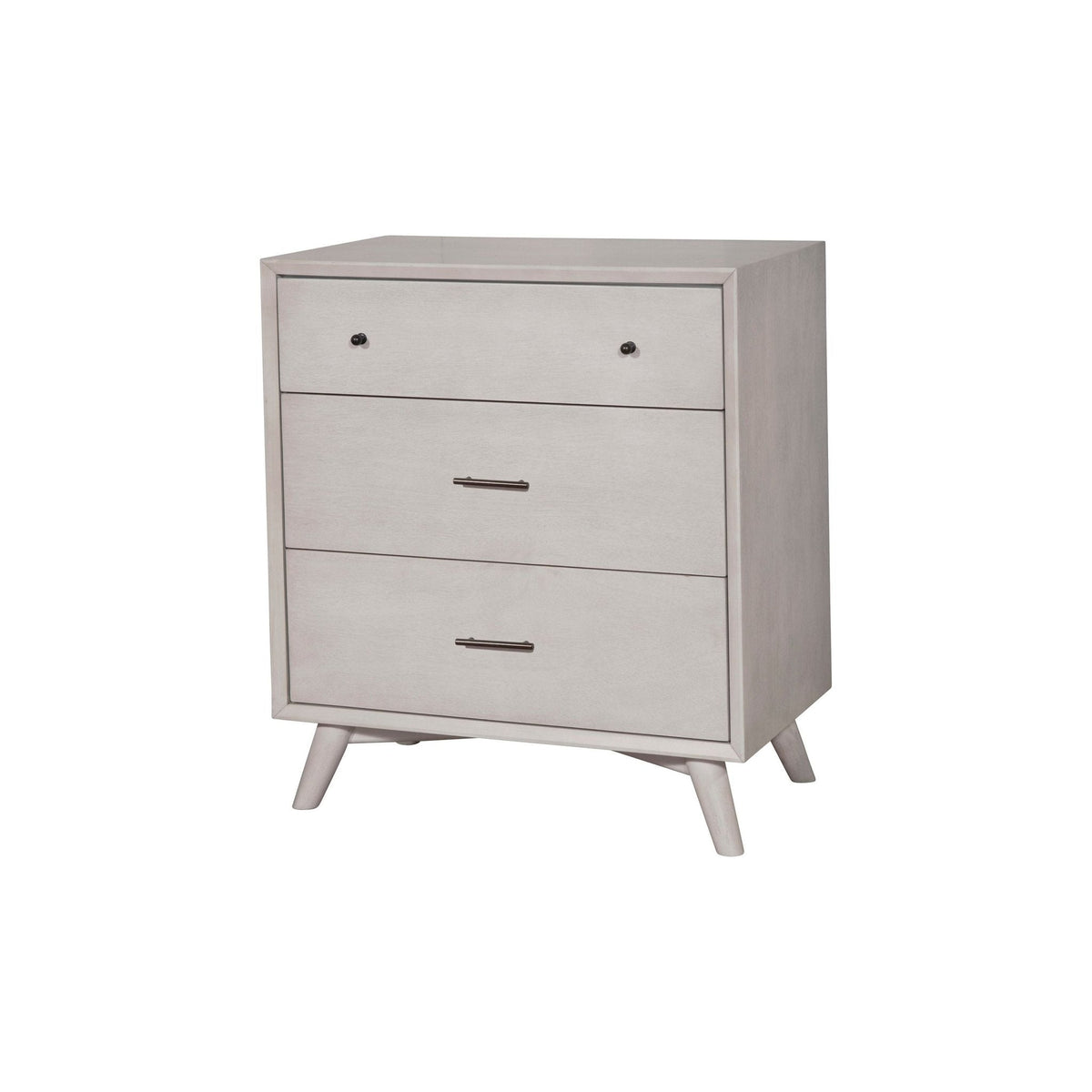 Flynn Small 5-Drawer Chest in Gray Finish for Bedrooms – view 3