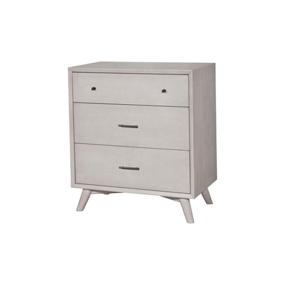 Flynn Small 5-Drawer Chest in Gray Finish for Bedrooms – view 3