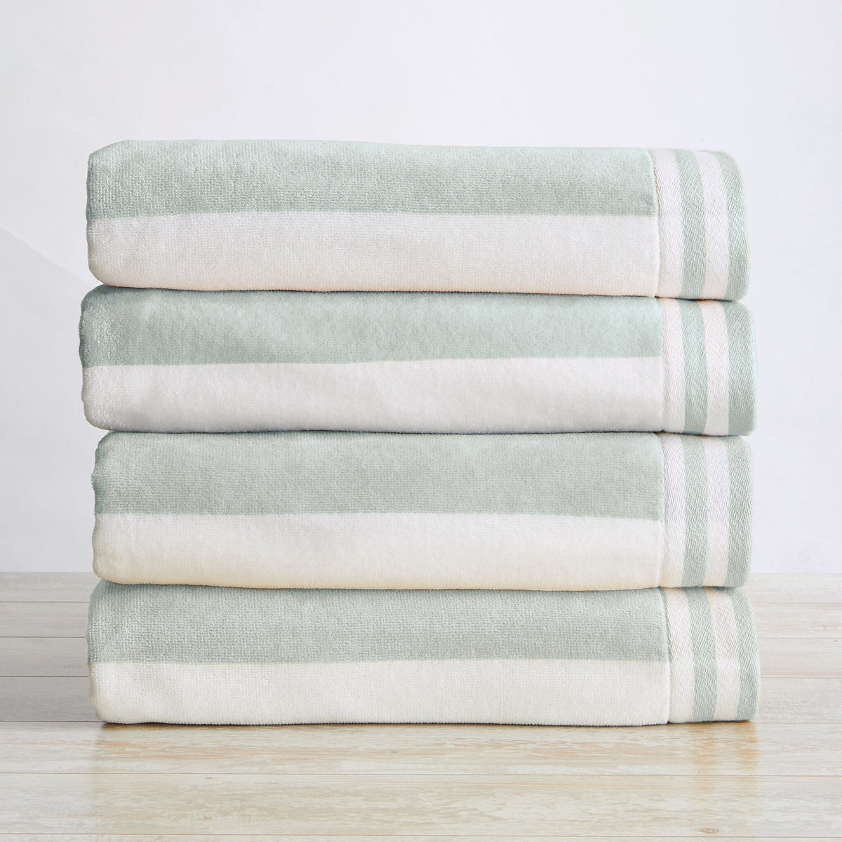 Pastel Striped Cabana Beach Towel – Edgartown Collection – view 37