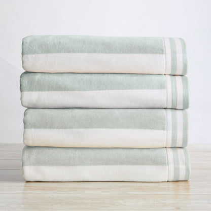 Pastel Striped Cabana Beach Towel – Edgartown Collection – view 37