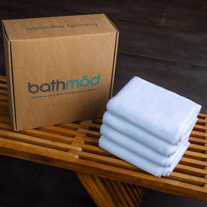 Luxury Organic Turkish Cotton Bath Mats, Four Pack – view 12