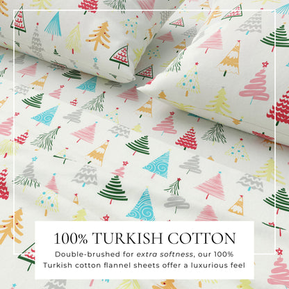 Turkish Cotton Christmas Flannel Sheet Set – Whittaker Collection – view 65