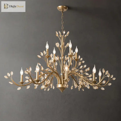 French Branch Crystal Chandelier in Clear or Amber, 5 to 12 Lights – view 3