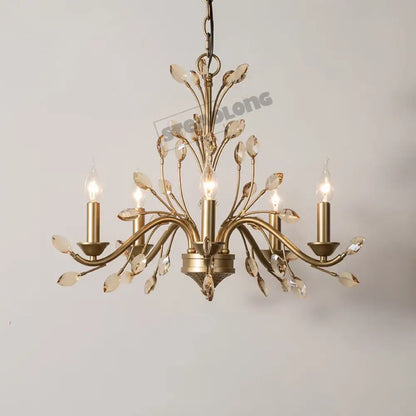 French Branch Crystal Chandelier in Clear or Amber, 5 to 12 Lights – view 7