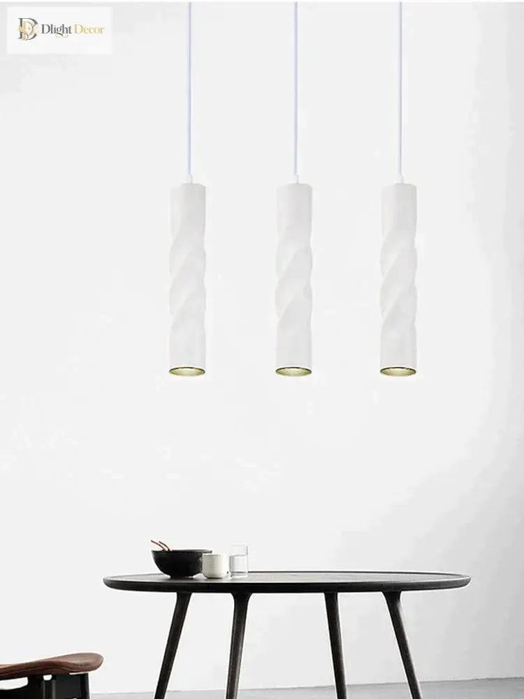 Freya Modern Aluminum LED Pendant Light, Thread or Cylinder – view 5