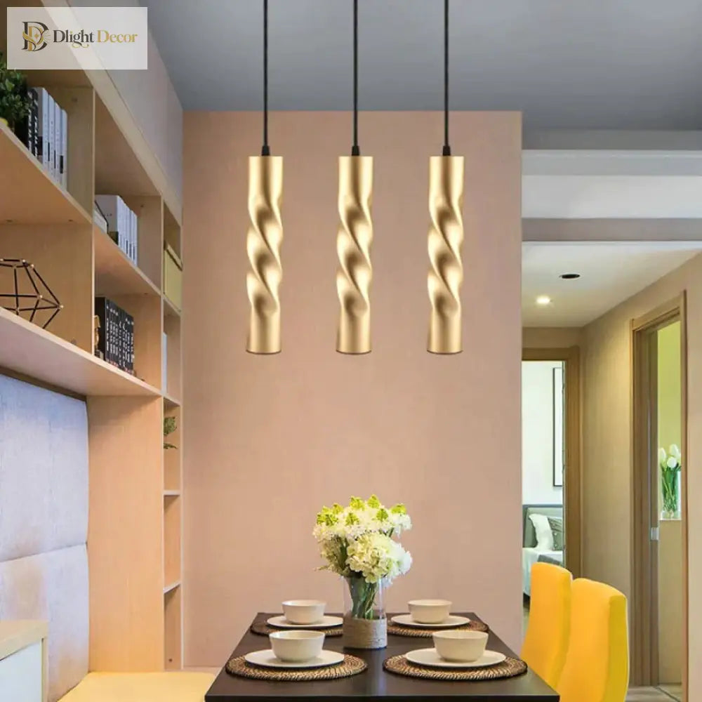 Freya Modern Aluminum LED Pendant Light, Thread or Cylinder – view 6