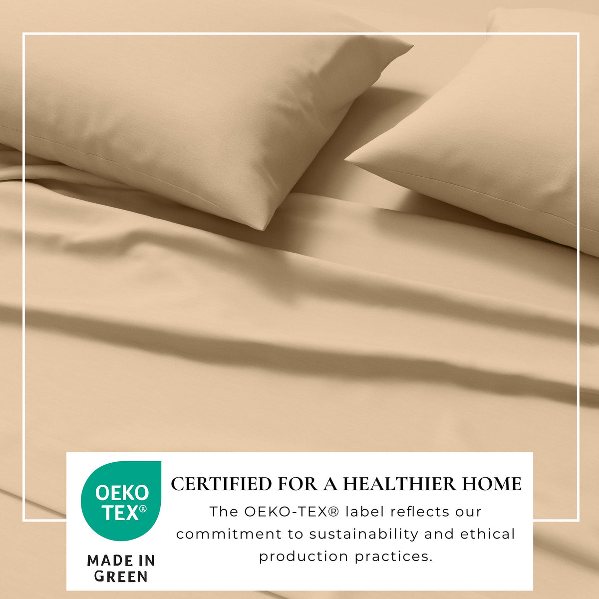 Heathered Jersey Knit Sheet Set – Carmen Collection – view 18