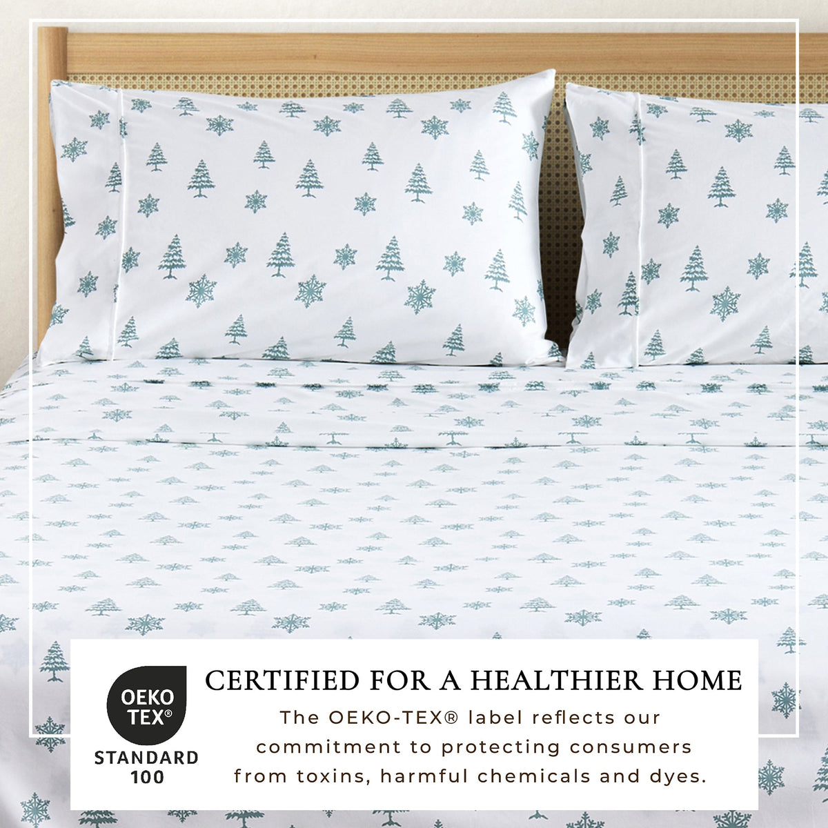 Brushed Microfiber Printed Sheet Set – Baylor Collection – view 50