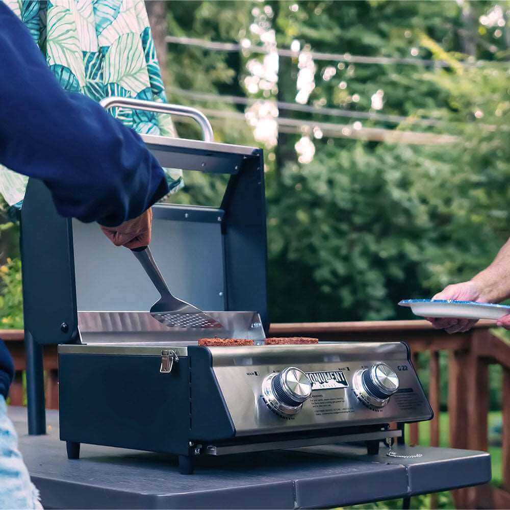 Monument G22 Stainless Steel Portable Tabletop Propane Gas Grill – view 12