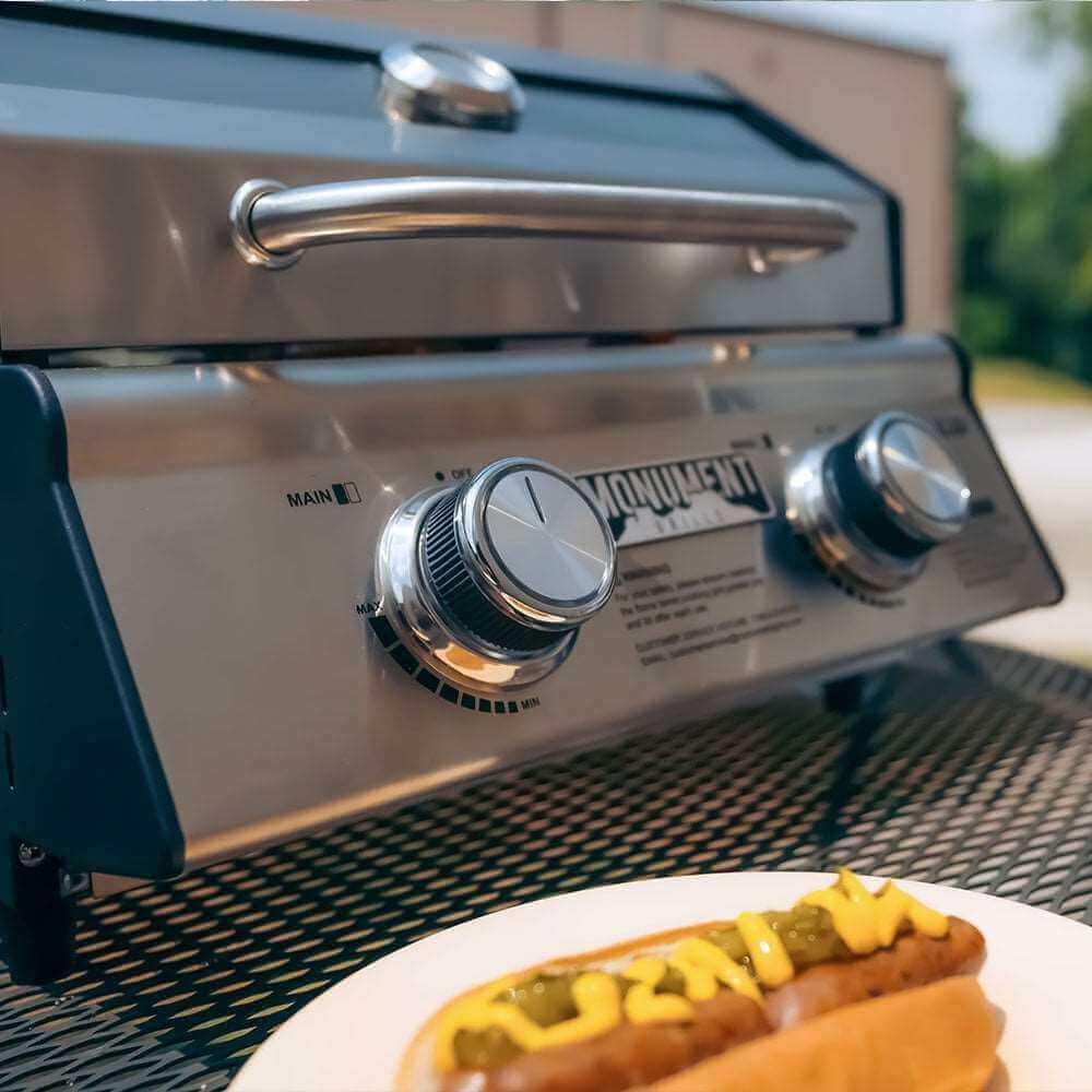 Monument G22 Stainless Steel Portable Tabletop Propane Gas Grill – view 11